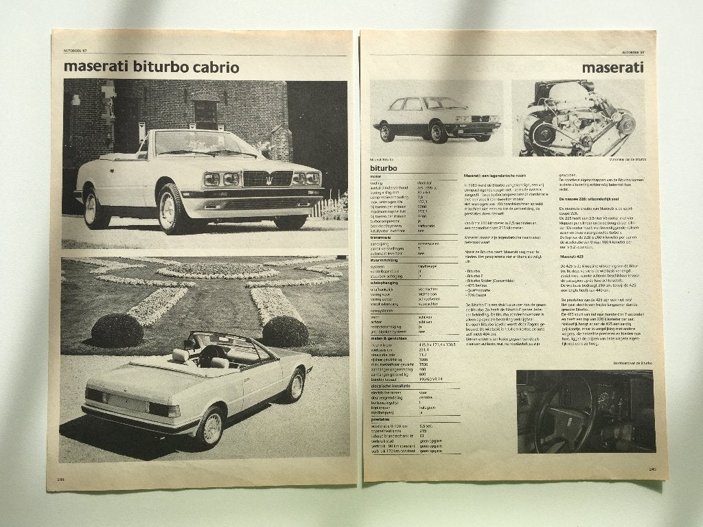 Article sur Maserati et Lotus, Enlèvement ou Envoi, Comme neuf, Autres marques