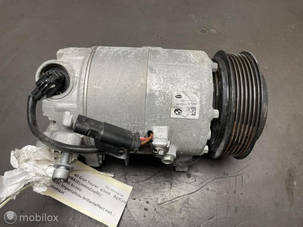Airco pomp denso 64525a3f1d2 BMW 2-serie Gran Tourer F46, Gebruikt, Ophalen of Verzenden, BMW, BMW