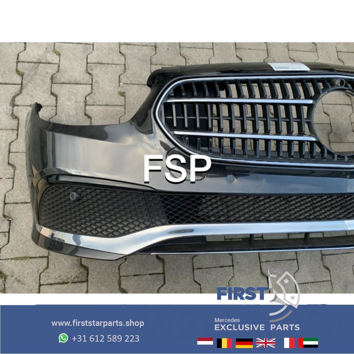 W213 W238 2020 FACELIFT VOORBUMPER GRIJS  E Klasse  Mercedes, Auto-onderdelen, Gebruikt, -, Voor, Ophalen of Verzenden