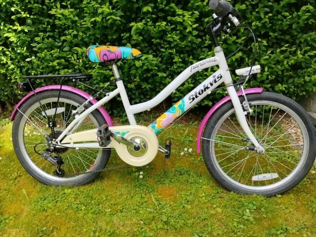 meisjesfiets kinderfiets stokvis 20 inch in zeer goede staat, Ophalen, Gebruikt, Versnellingen, 20 inch
