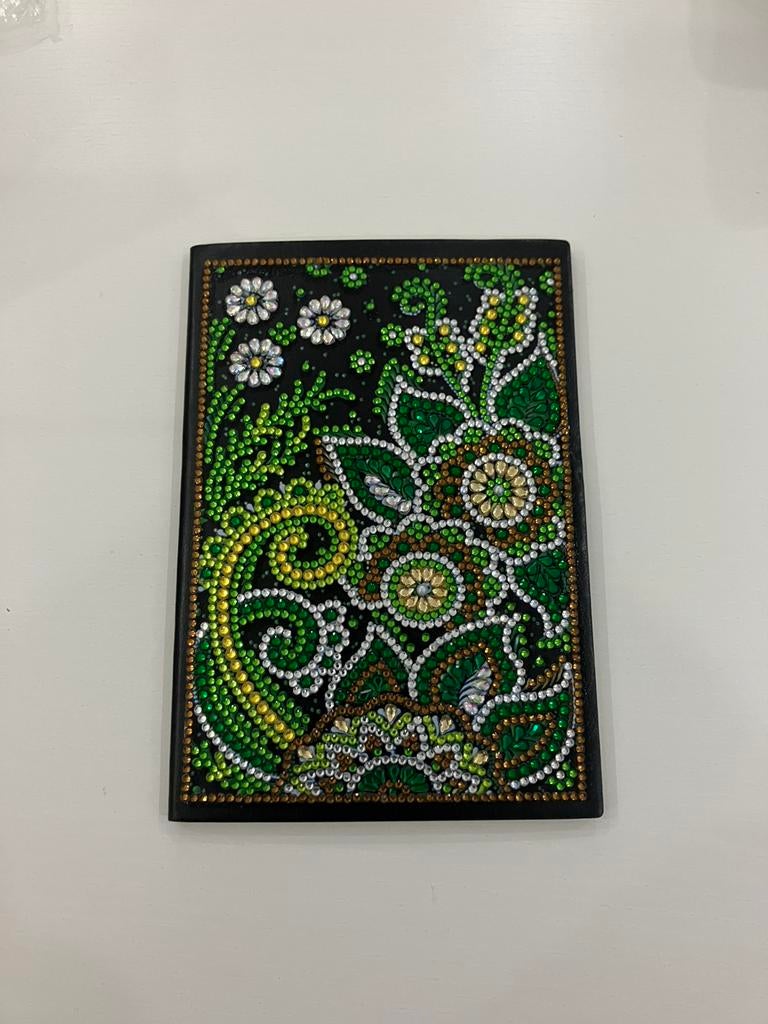 Notitieboekje A6 diamond painting - reeds gemaakt, Diversen, Notitieboeken, Ophalen of Verzenden, A6
