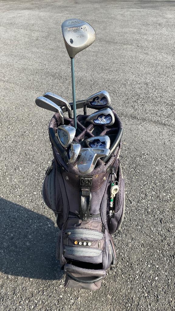 golfset  linkshandige  Dame,  9 STUKS, INCLUSIEF GOLFTAS, Sport en Fitness, Golf, Ophalen, Gebruikt, Set, Callaway