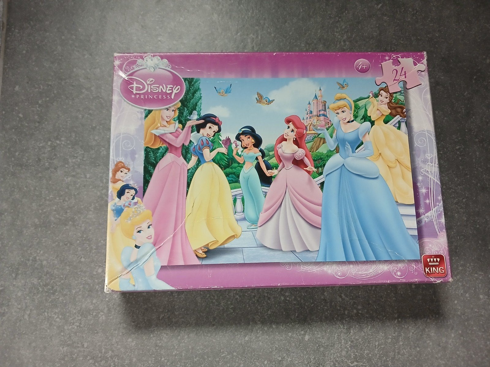 puzzel disney prinsessen, Kinderen en Baby's, Ophalen of Verzenden, 10 tot 50 stukjes, Gebruikt, 4 tot 6 jaar