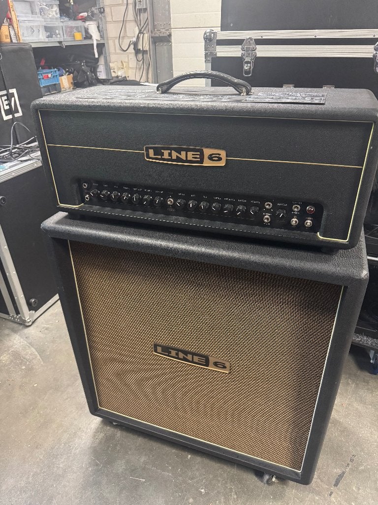 Line 6 DT50 Top + 4x12 Cabinet | 50W Buizen + HD (Topstaat), Muziek en Instrumenten, Versterkers | Bas en Gitaar, Ophalen, Zo goed als nieuw