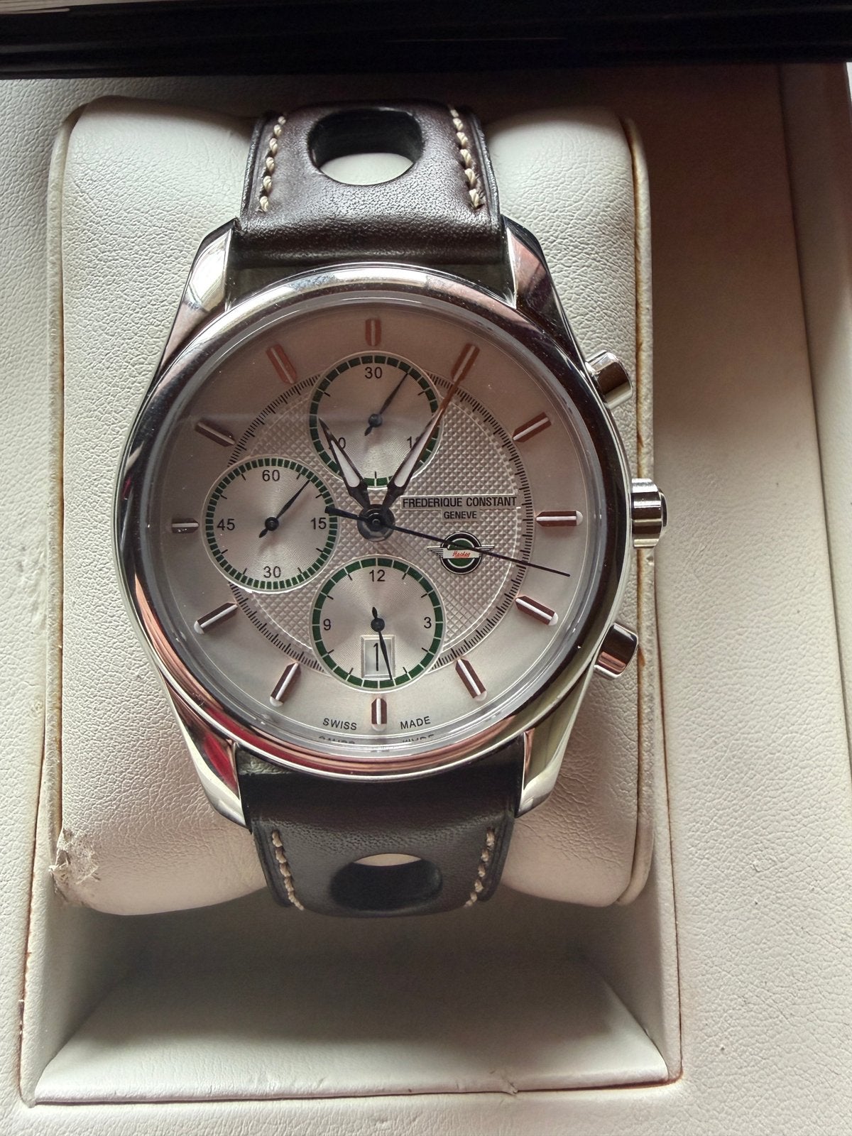 Frederique Constant Healey 2 ans de garantie, Handtassen en Accessoires, Horloges | Heren, Ophalen