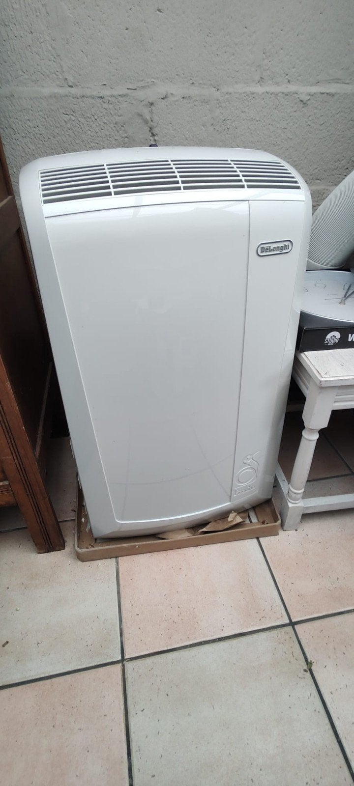 Nieuwstaat mobiele Airco klasse A Delonghi, Ophalen, Timer, 3 snelheden of meer, Zo goed als nieuw