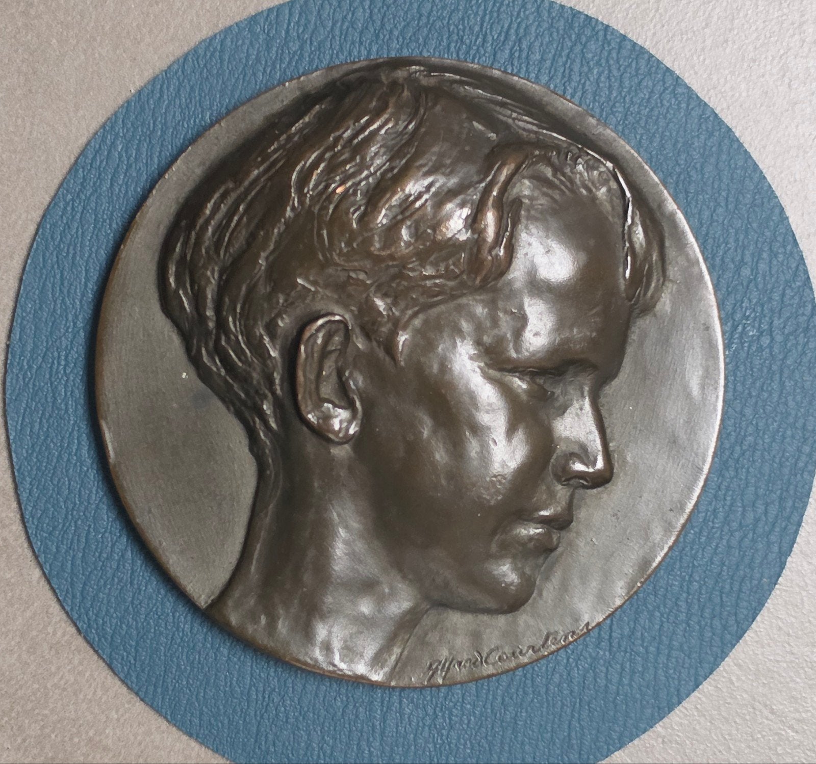 Médaille Prince Baudouin (Courtens) 75 mm +-300 grammes, Timbres & Monnaies, Enlèvement ou Envoi