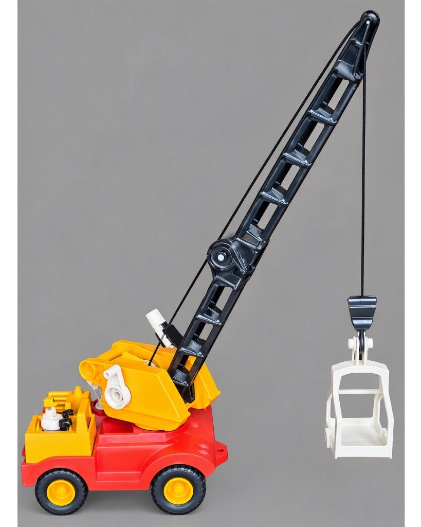 Grue Fisher-Price + 3 accessoires ✅ vintage, Enlèvement ou Envoi, Utilisé, Voiture ou Véhicule