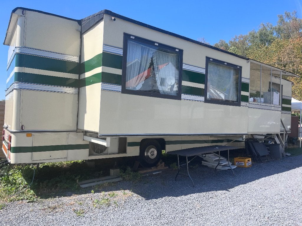 Kermistrailer, Ophalen, Gebruikt