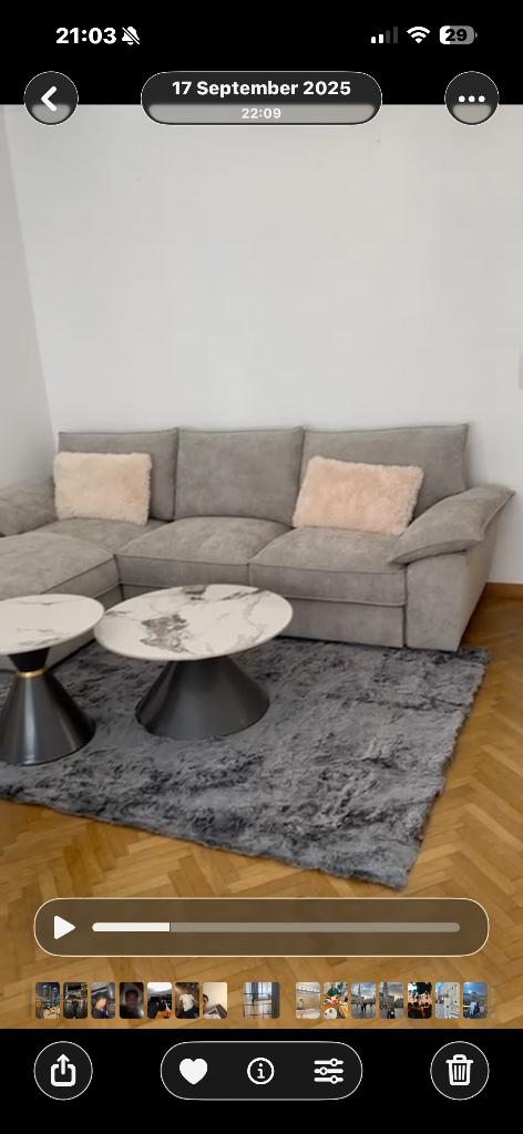 Lot de meuble canapé lit + sur matela, Enlèvement, Neuf, Tissus