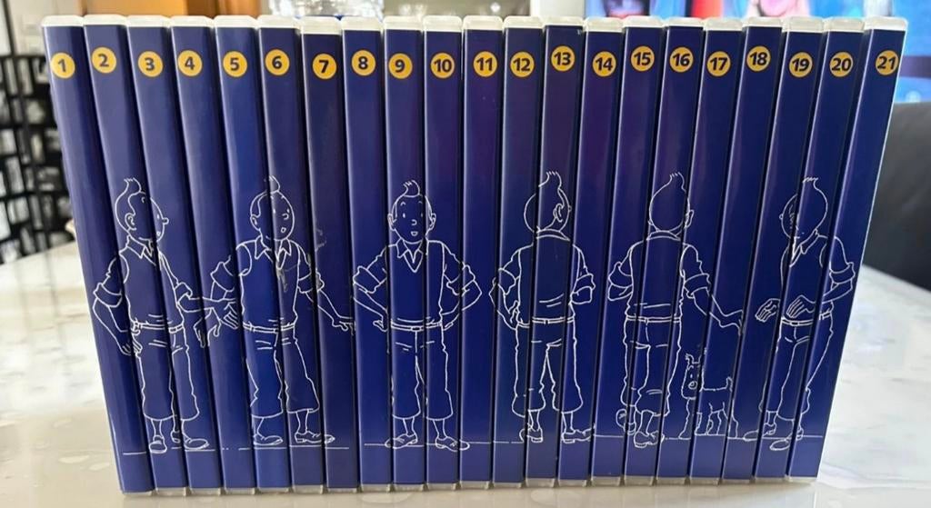 Volledige dvd collectie van Kuifje (tintin) alle 21 dvd's, Enlèvement ou Envoi