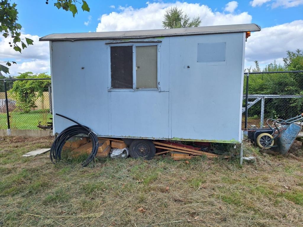 Mobiele Werfkeet / pipowagen, Doe-het-zelf en Bouw, Ophalen