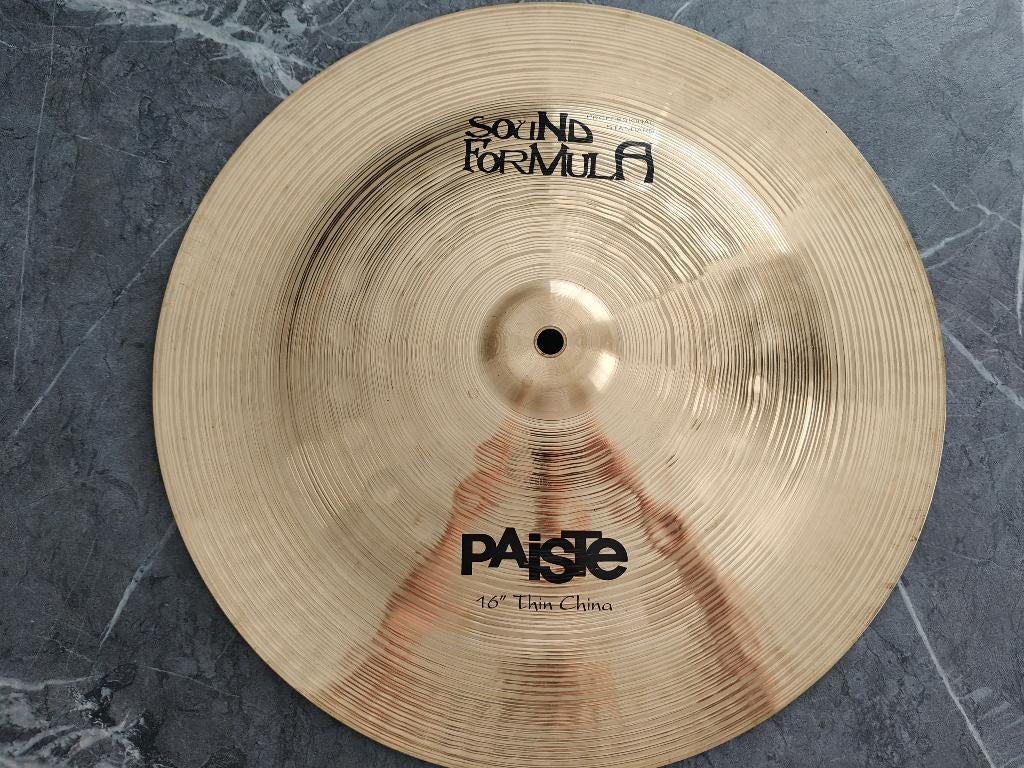 Paiste Sound Formula Thin China 16", Muziek en Instrumenten, Drumstellen en Slagwerk, Ophalen of Verzenden, Gebruikt, Overige merken
