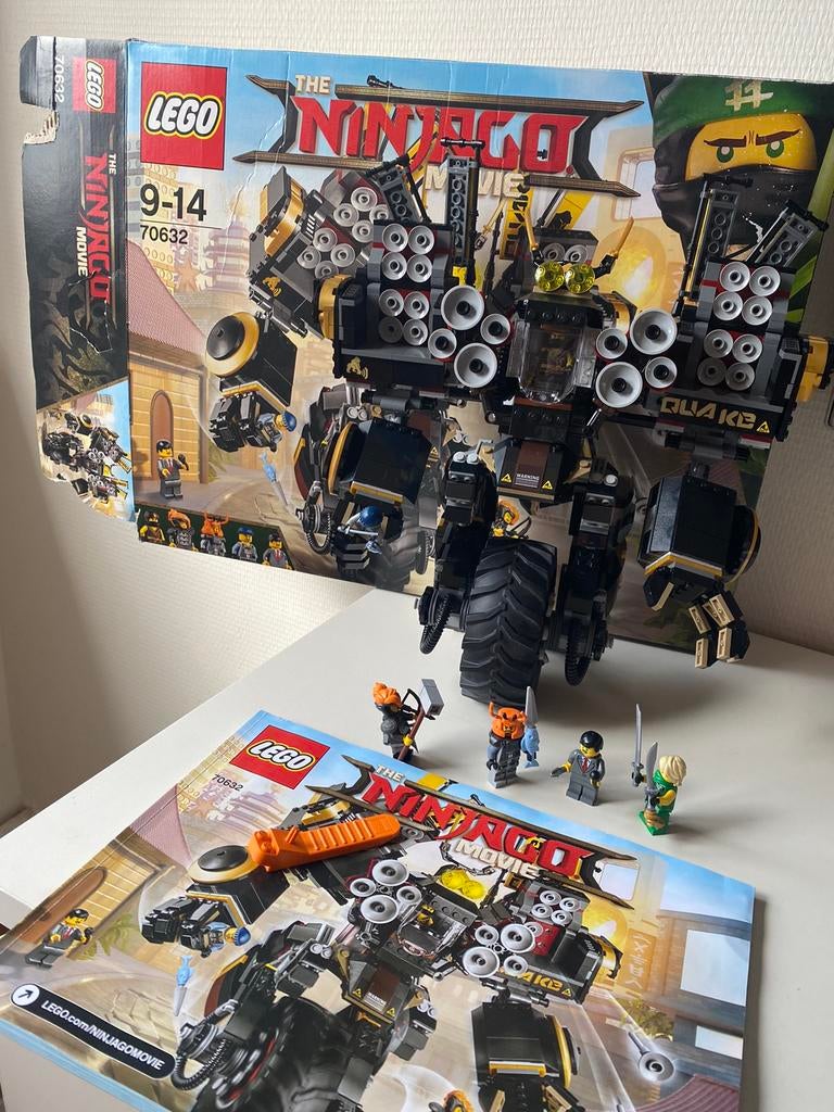 Lego Ninjago Aardschokmecha 70632, Ophalen of Verzenden, Zo goed als nieuw, Complete set, Lego