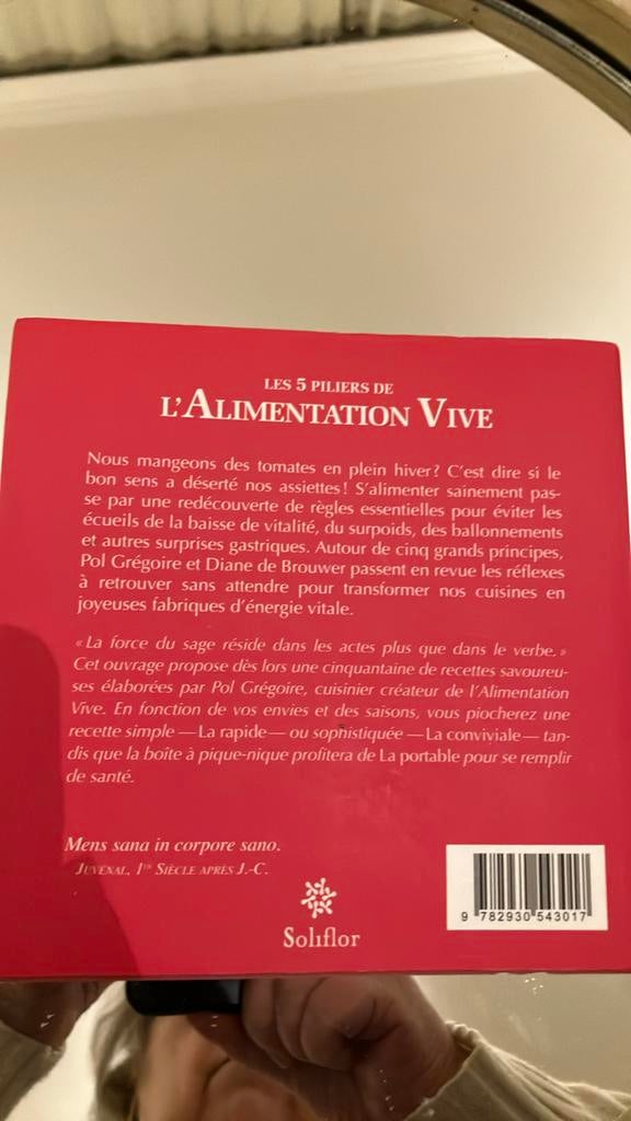 L’Alimentation Vive  de Pol Grégoire et Diane de Brouwer, Enlèvement, Comme neuf