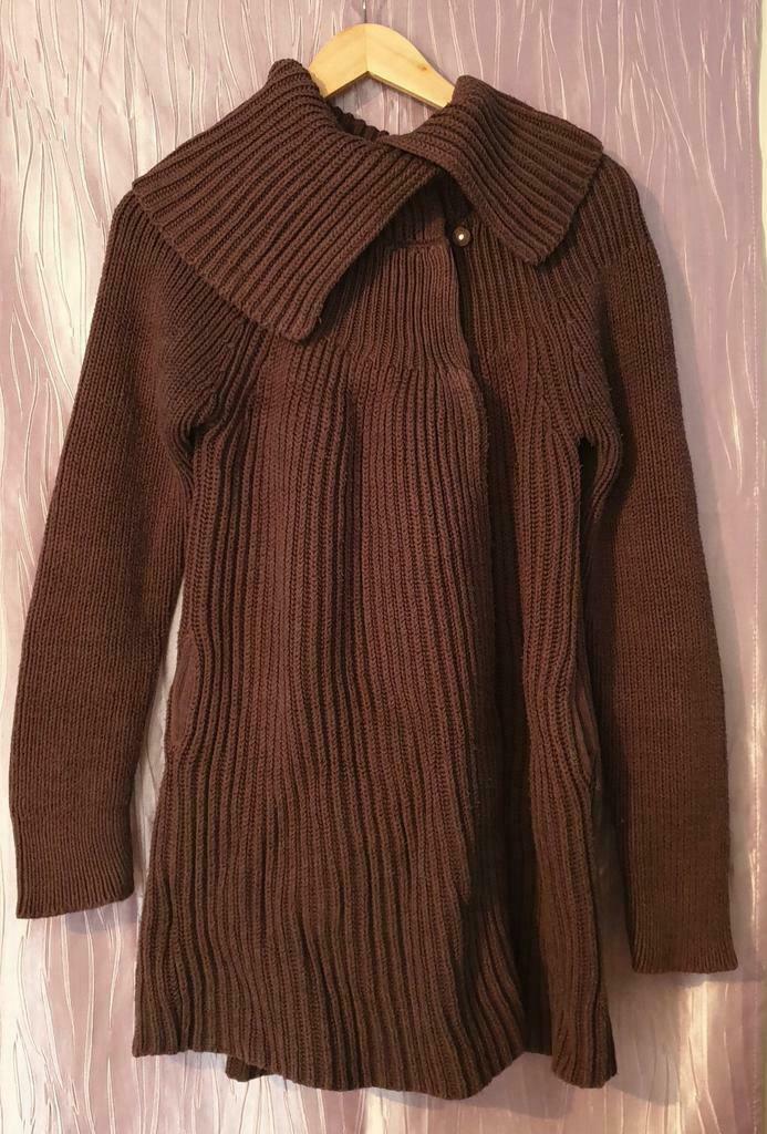 Veste/cape cottage épaisse marron, Taille 38/40 (M), Enlèvement ou Envoi, Brun, Porté