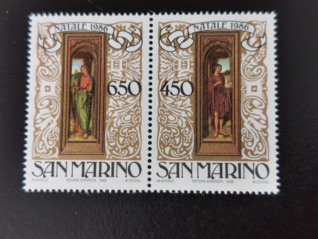 Saint-Marin 1986 - Noël - art - Hans Memling **, Enlèvement ou Envoi, Non oblitéré