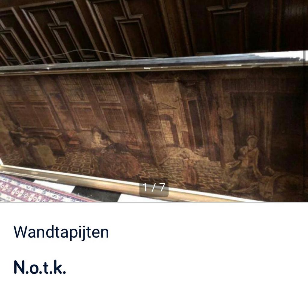 Wandtapijt, Ophalen