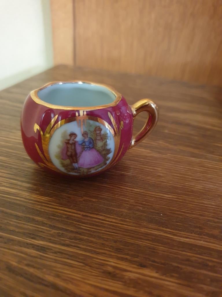 Miniatuur limoges kopje, Ophalen of Verzenden