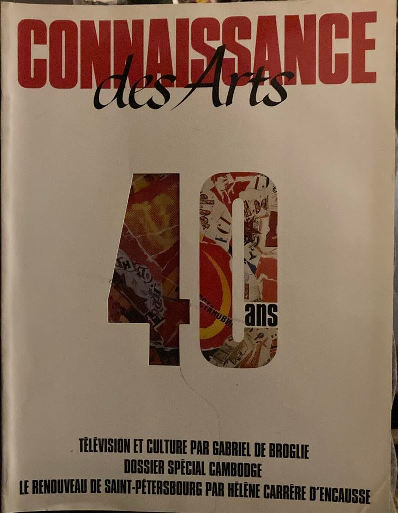 Connaissance des arts 40 ans, Boeken, Ophalen of Verzenden, Zo goed als nieuw
