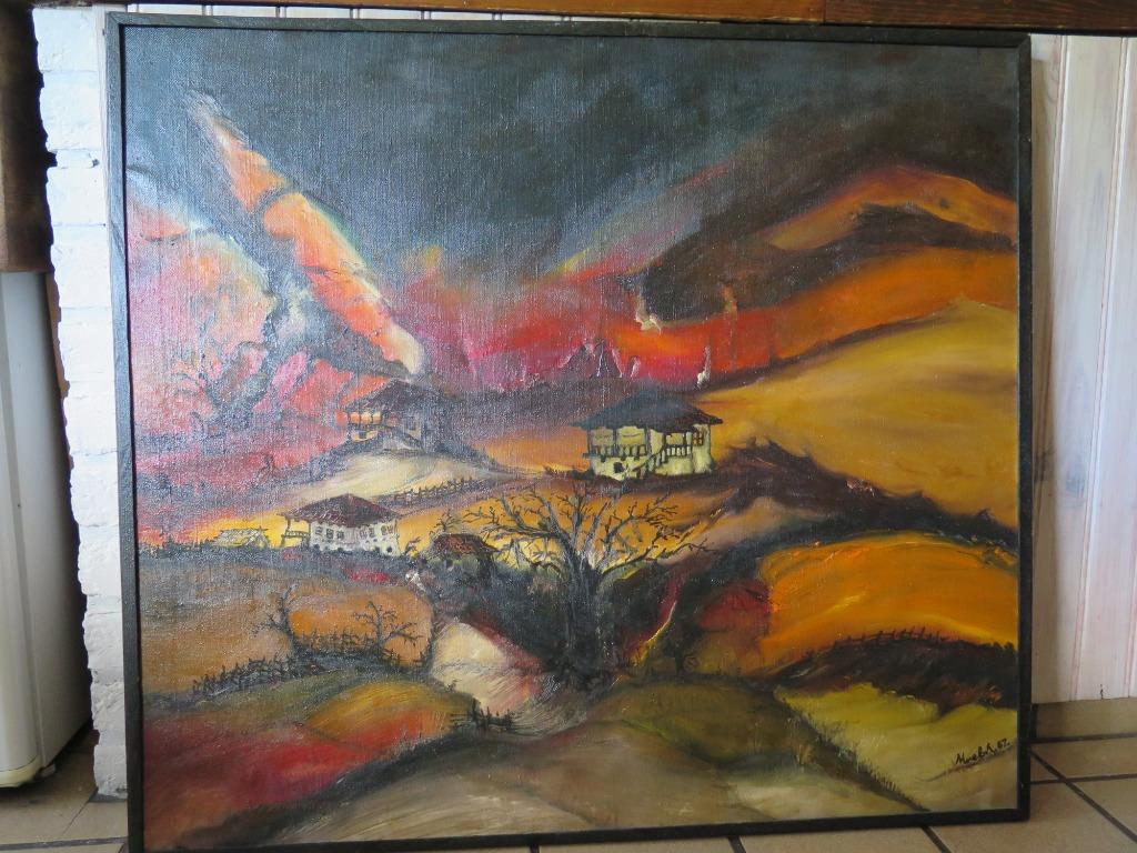 schilderij op doek, Ophalen of Verzenden