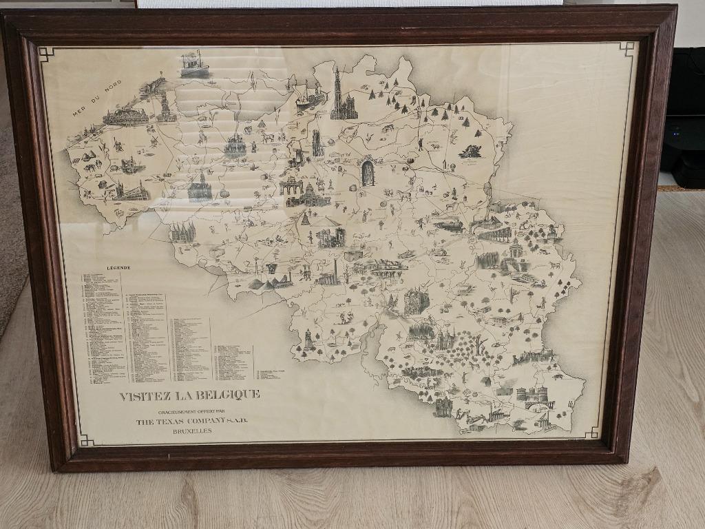 Visitez la Belgique [document cartographique], Ophalen