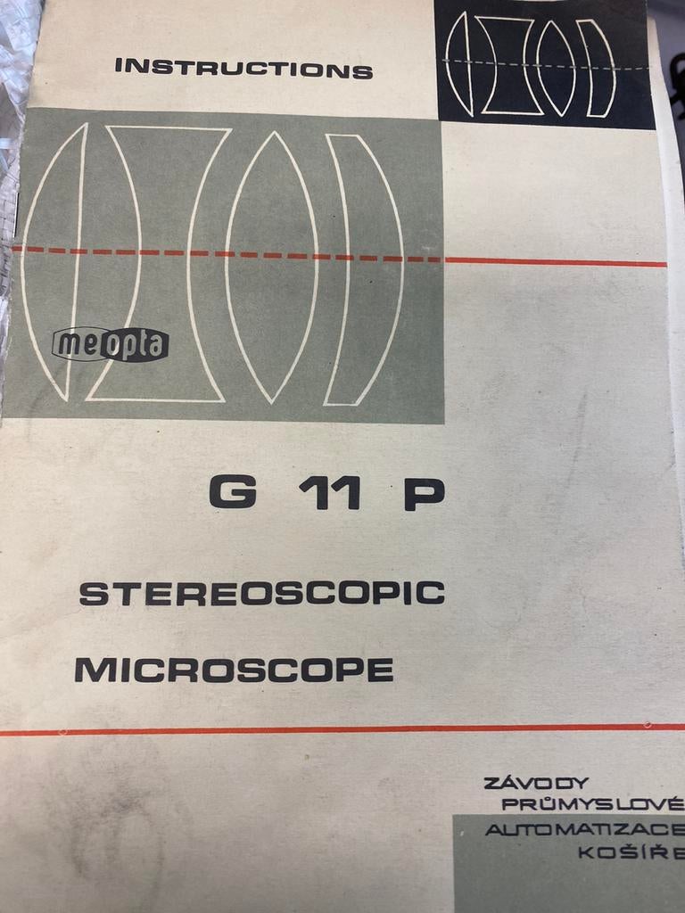 G 11 P STEREOSCOPIC  microscope, Enlèvement ou Envoi