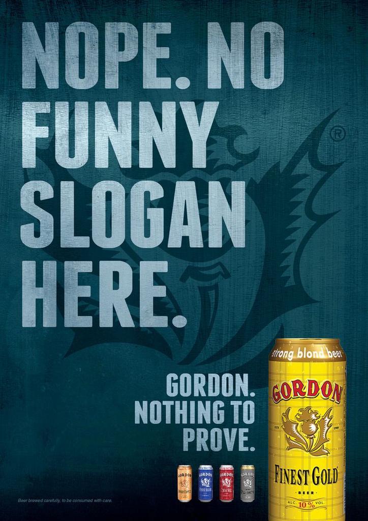 Metalen reclamebord Gordon Finest Gold - retro vintage nieuw, Ophalen of Verzenden, Nieuw, Reclamebord