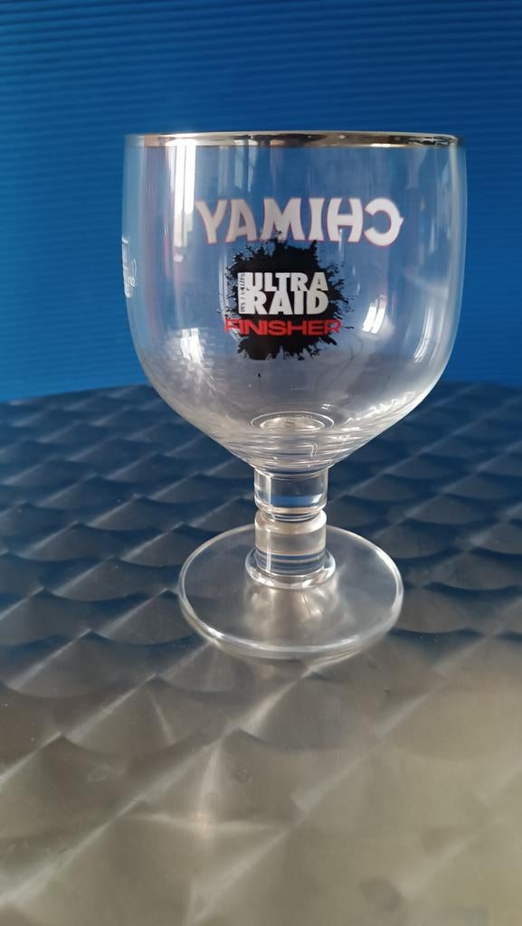 Verre Chimay 33cl ultra raid des 3 vallées finisher, Enlèvement ou Envoi, Comme neuf