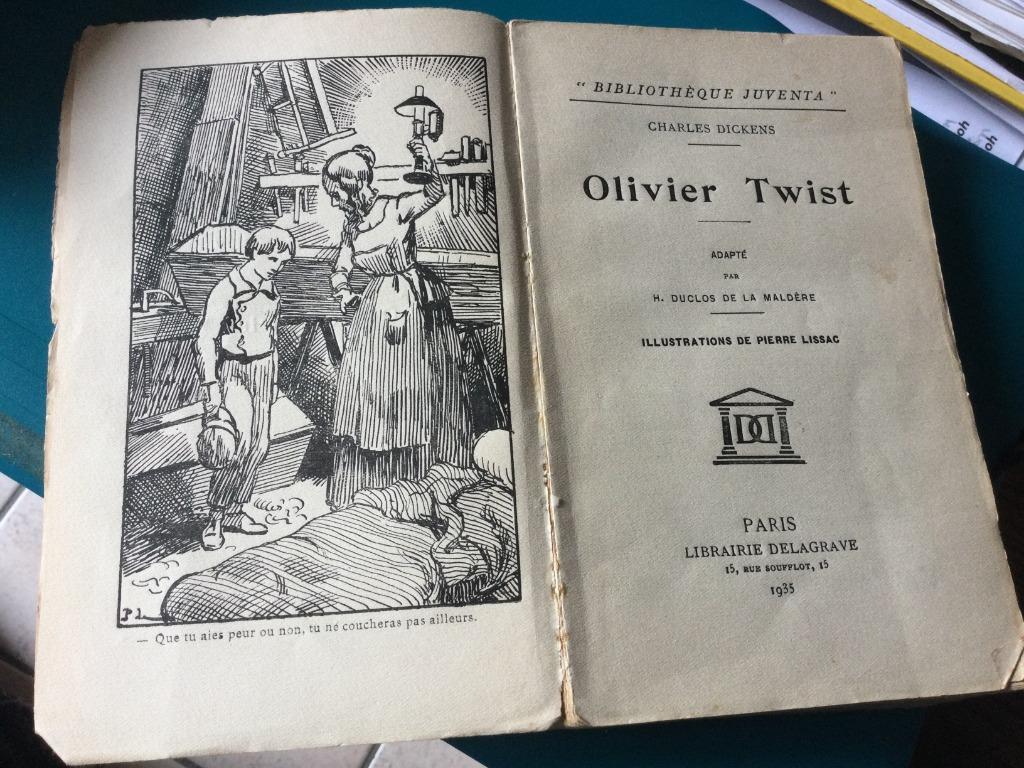 „OLIVER TWIST” DELAGRAVE/CH.DICKENS/1935, Ophalen of Verzenden, CHA.DICKENS