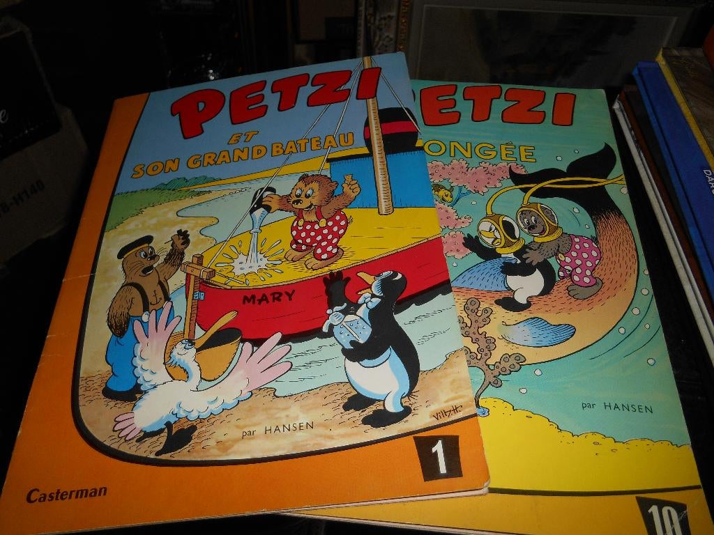 Lot de 2 Petzi, Livres, Enlèvement ou Envoi