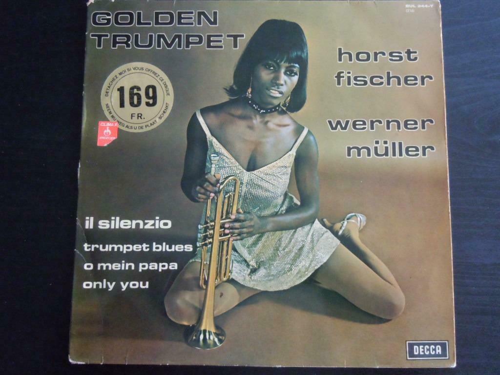 Horst Fischer Werner Müller and orchestra Golden Trumpet LP, Ophalen of Verzenden, 12 inch