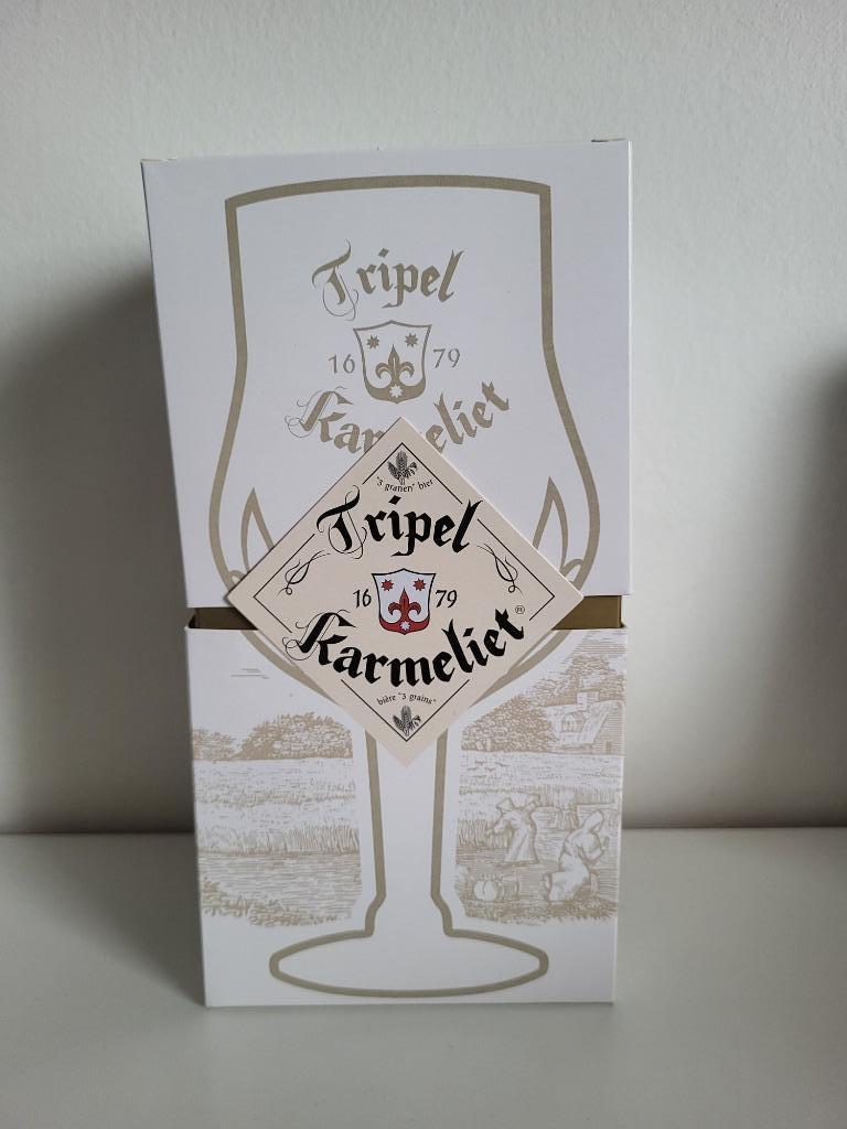 0,3l bierglas 1679 tripel karmeliet glas Ritzenhoff + doosje, Enlèvement ou Envoi, Neuf, Verre à bière