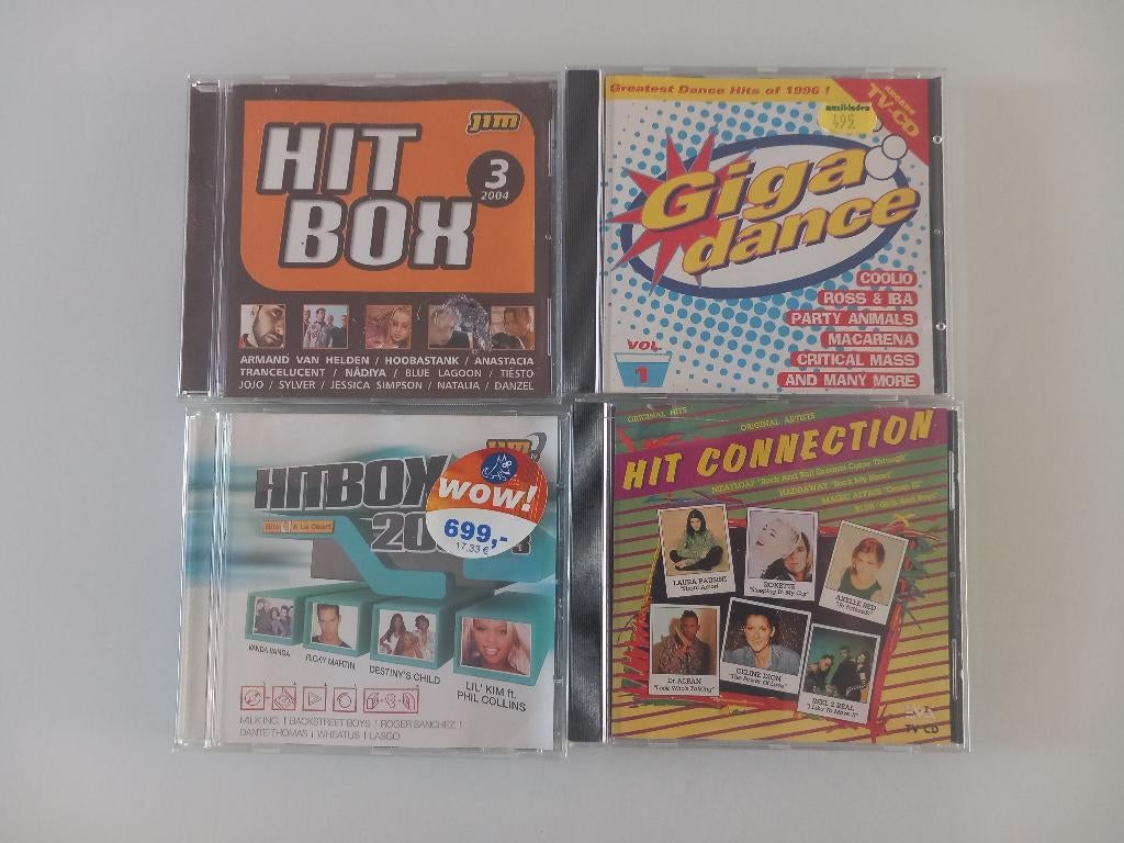 Collection de tubes de Dance House Trance Pop, 4 CD, CD & DVD, Enlèvement ou Envoi, Dance populaire