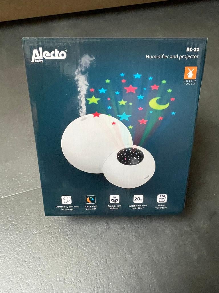 Alecto luchtbevochtiger en projector, Ophalen, Nieuw, Luchtbevochtiger