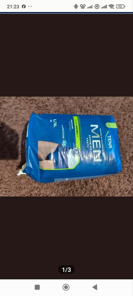 Tena Active Fit pour hommes

Nouveau dans son emballage

Tai, Divers, Enlèvement
