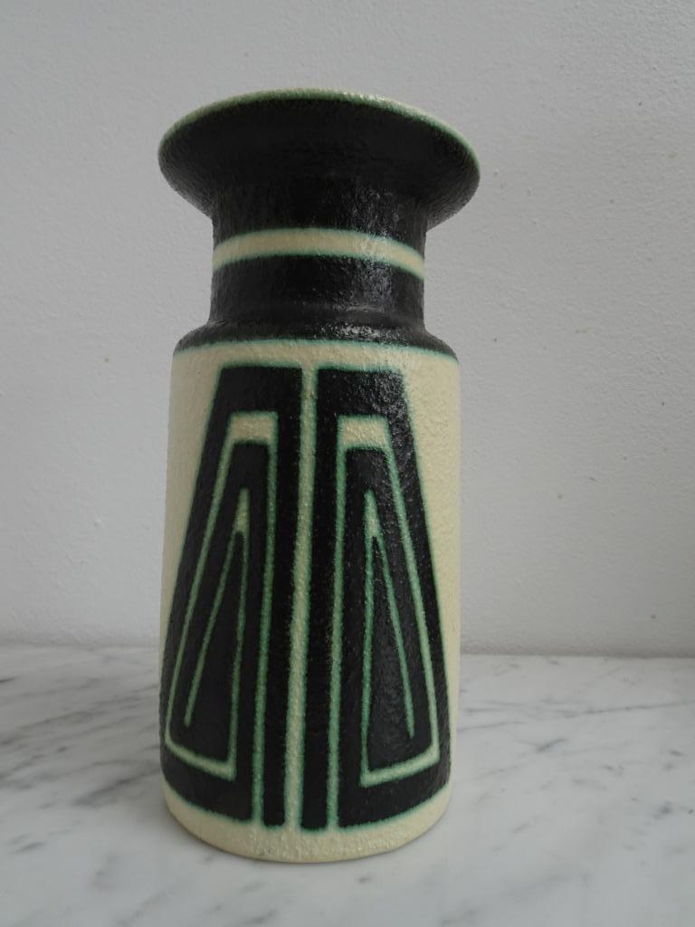 BOCH FRERES KERAMIS KERALUX ERNEST D'HOSSCHE VAAS MOGADOR, Antiek en Kunst, Ophalen of Verzenden