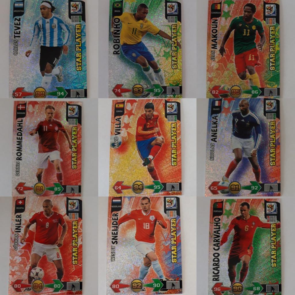 Panini World Cup 2010 Adrenalyn Star Player, Verzamelen, Ophalen of Verzenden, Nieuw, Poster, Plaatje of Sticker