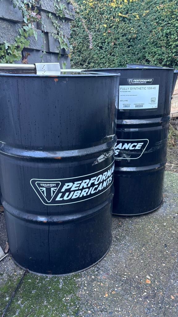 Lege olievaten, zwarte 5stuks 205L, Tuin en Terras, Vuurkorven, Ophalen, Zo goed als nieuw