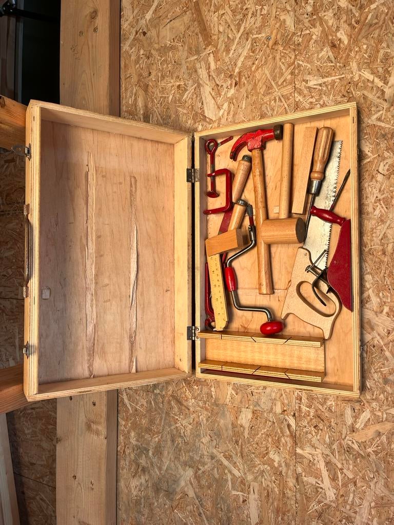 Vintage speelgoed gereedschapskist (1979), Ophalen, Gebruikt, Overige typen