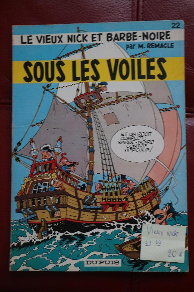 bd VIEUX NICK sous les voiles 1979 eo, Livres, Une BD, Enlèvement ou Envoi