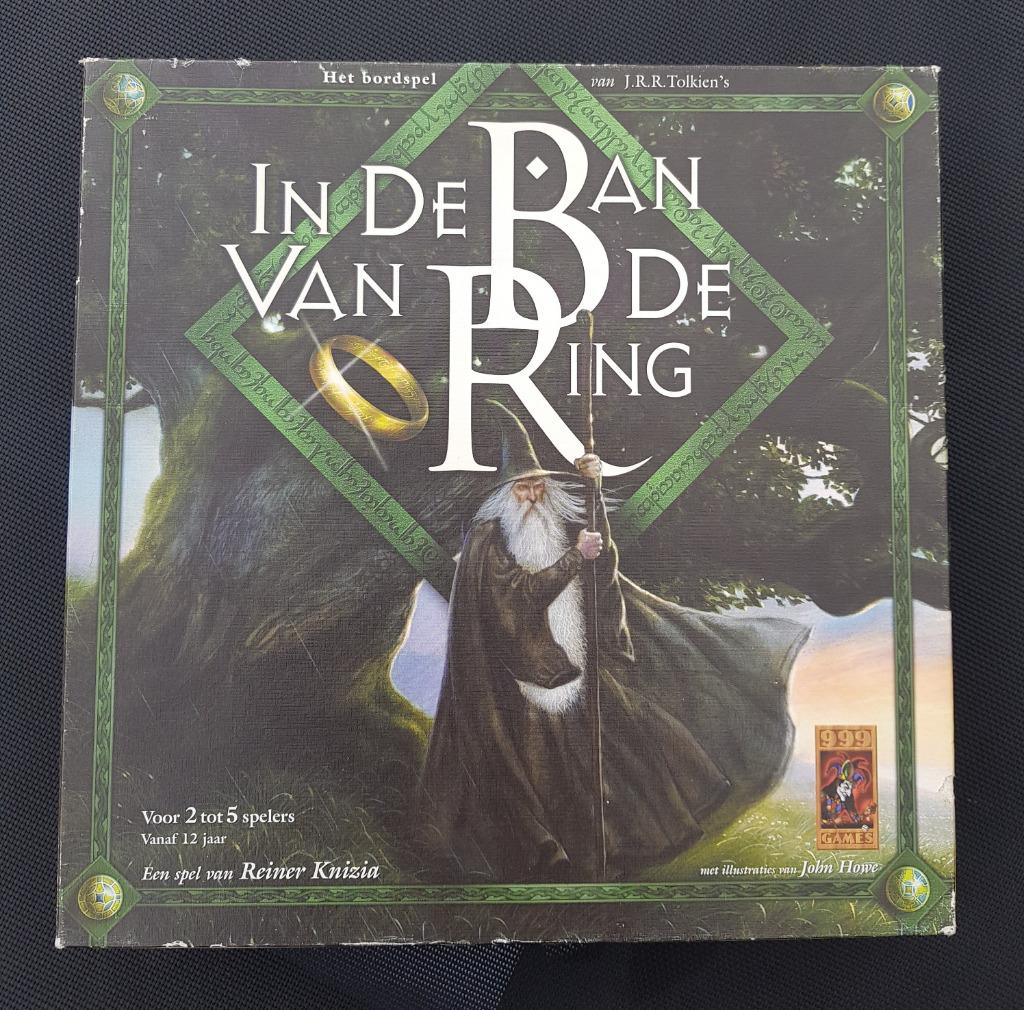 In de Ban van de Ring - Bordspel - Lord Of The Rings - LOTR, Vijf spelers of meer, Ophalen of Verzenden, Zo goed als nieuw, 999 Games