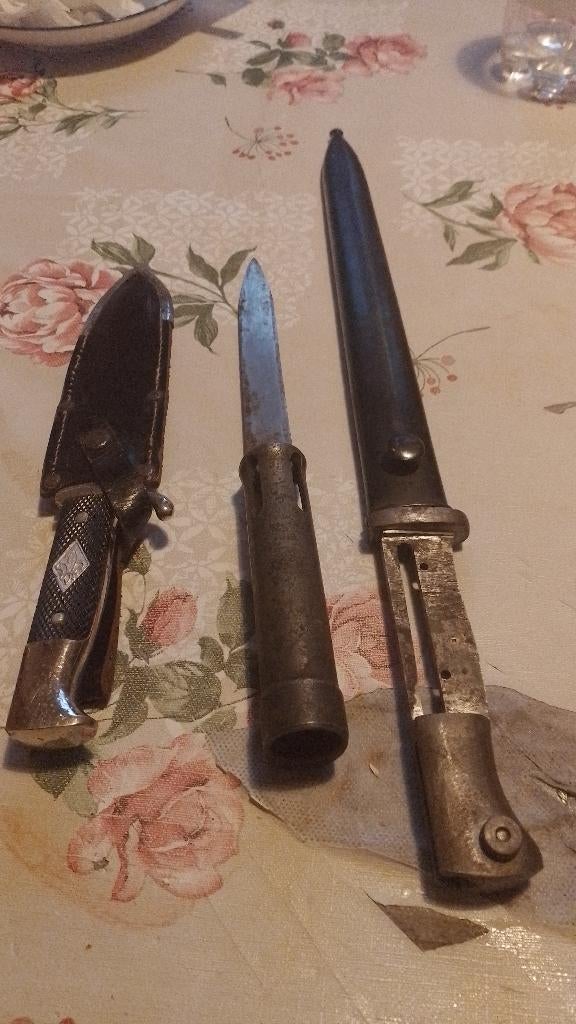 3 Baïonnette allemande, Collections, Objets militaires | Seconde Guerre mondiale, Enlèvement ou Envoi