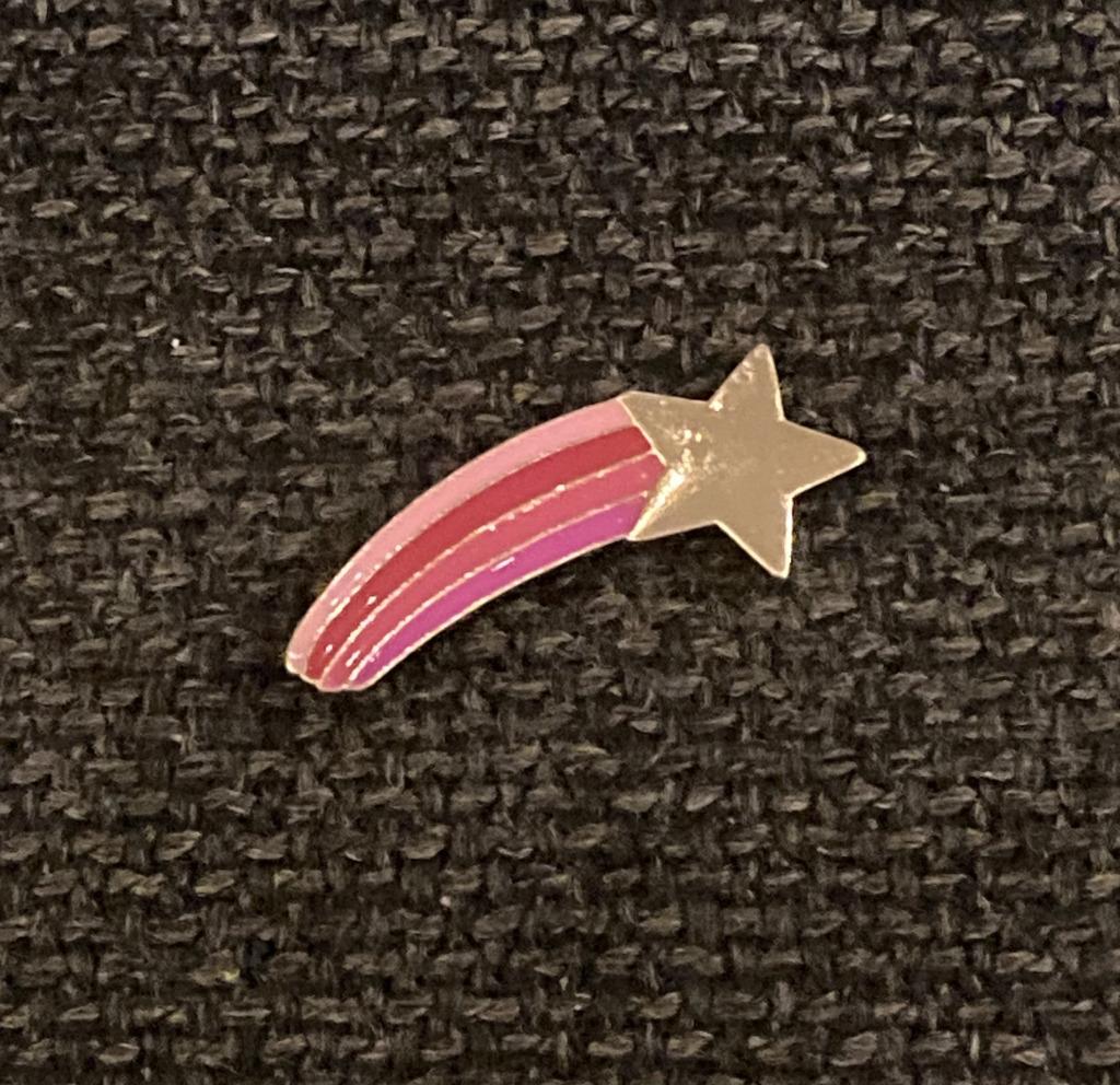 PIN - STER - REGENBOOG - ETOILE - ARC-EN-CIEL, Envoi, Utilisé, Autres sujets/thèmes, Insigne ou Pin's