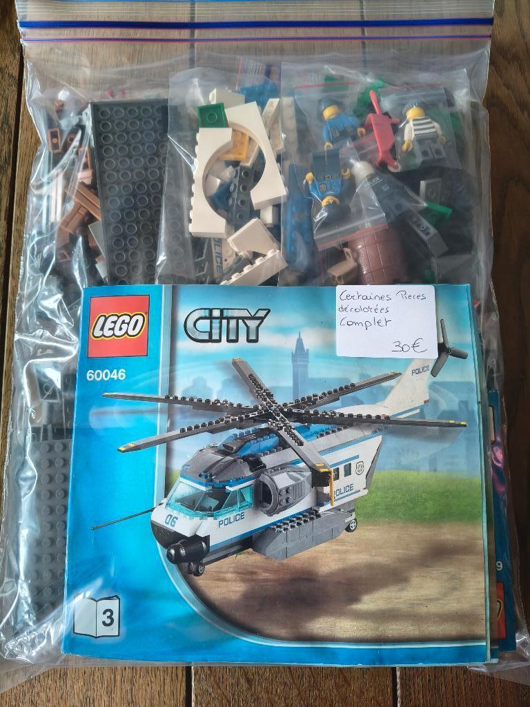 Lego City 60046 Helikopterinterventie in het bos, Ophalen of Verzenden, Gebruikt, Lego
