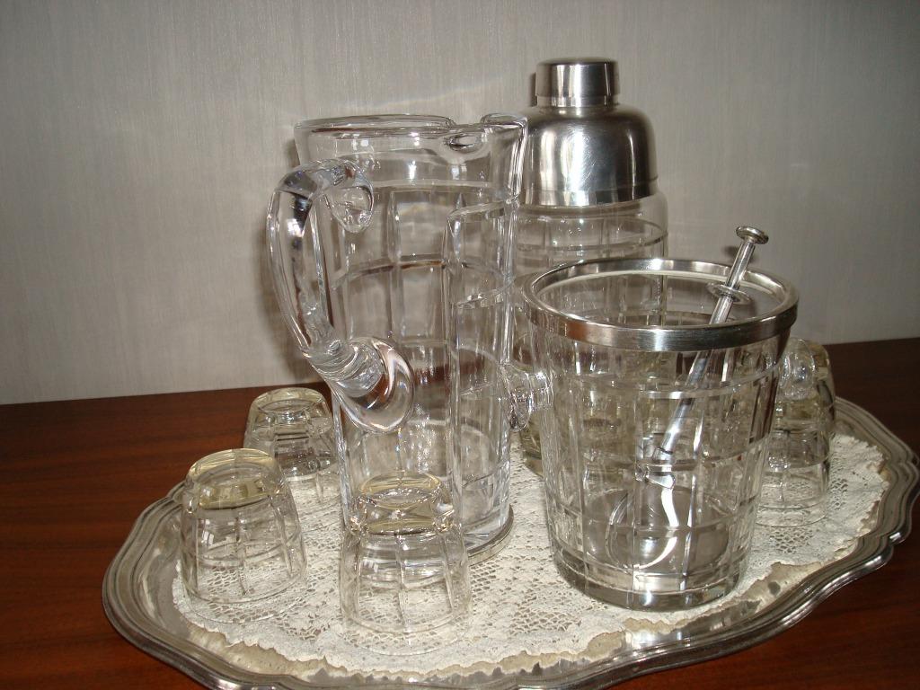 cocktailservies, Ophalen