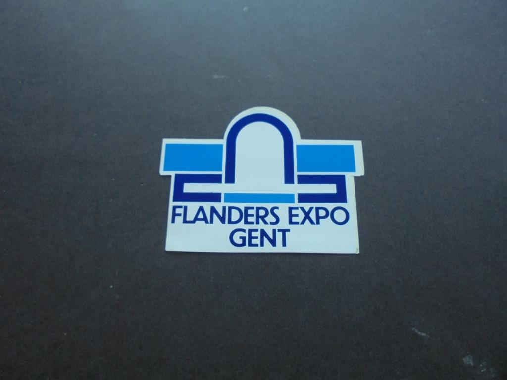 Autocollant: Flanders Expo Gand, Envoi, Neuf, Société ou Association