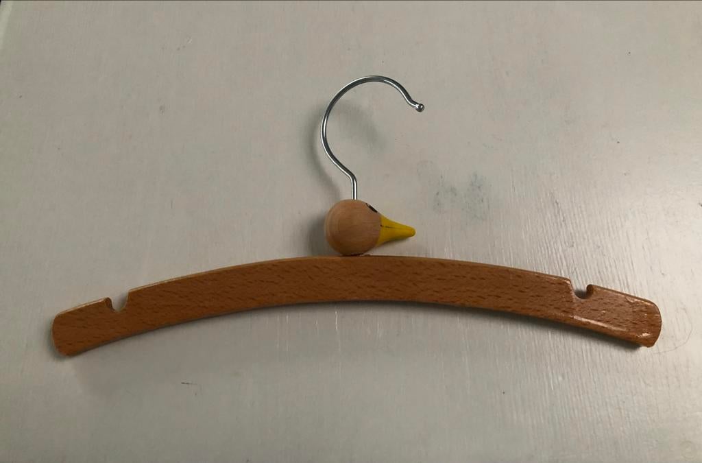 porte-manteau en bois pour enfants en forme de canard, Enlèvement ou Envoi, Comme neuf, Portemanteau