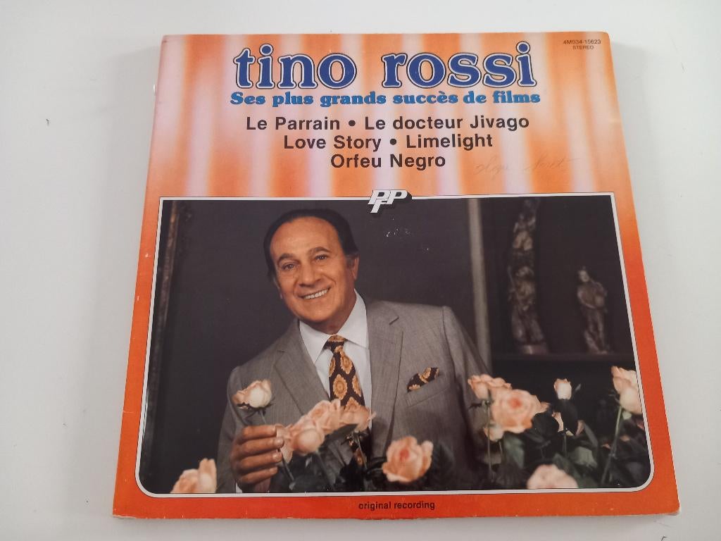 Vinyl LP Tino Rossi Ses plus grands succès de films Frans, Ophalen of Verzenden, 12 inch