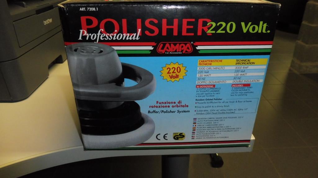 LAMPS polijstmachine met orbitale rotatie, Ophalen of Verzenden, Nieuw, Minder dan 600 watt